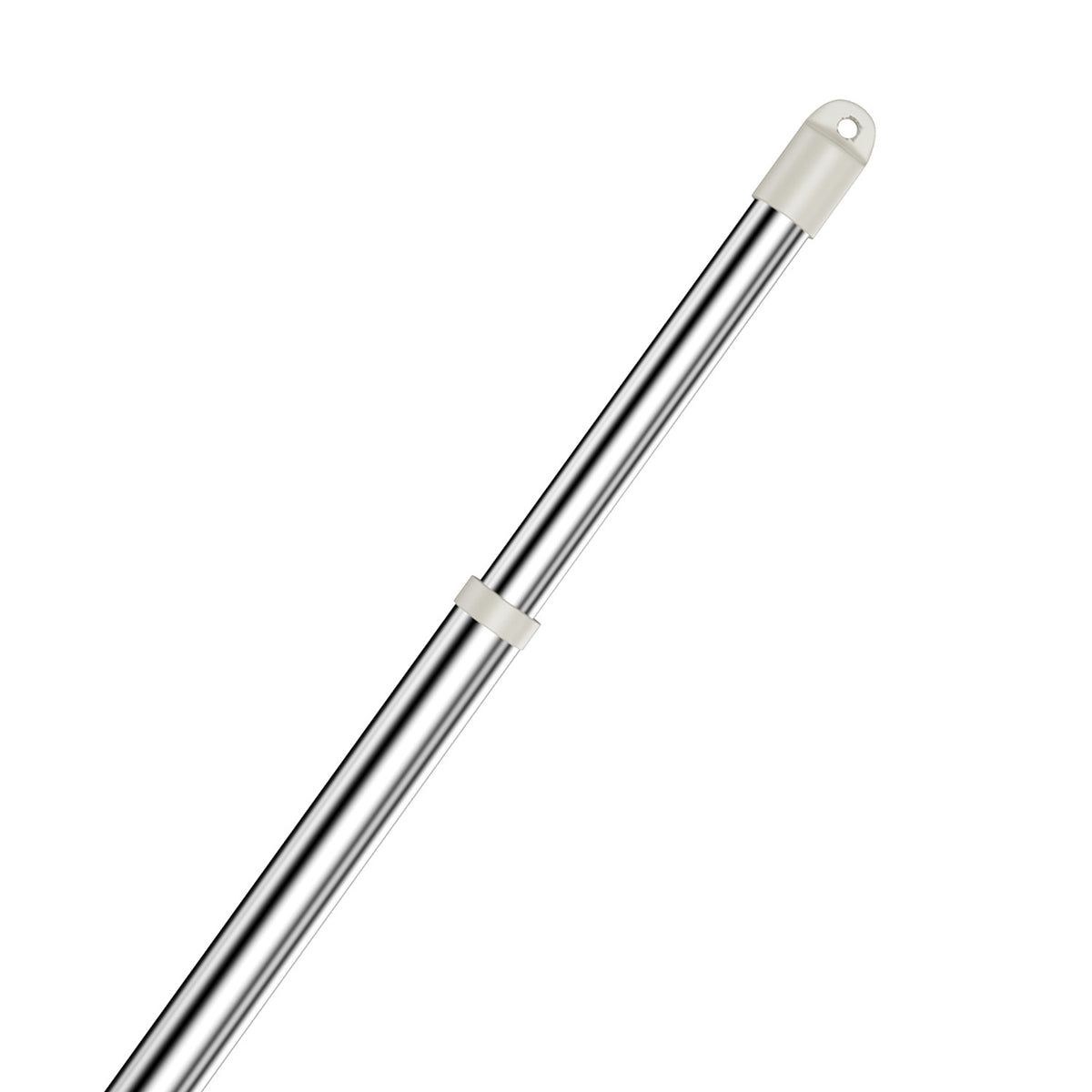 【1年保証】ストレート竿  伸縮物干し竿 ステンレス製 白 パイプ径29.4mm 耐荷重20kg 長さ調節可能 3m 4m 室内 屋外 ベランダ対応 1本 2本 選べる 太め設計 おしゃれ 物干しざお 部屋干し 洗濯物干し タオル掛け 洋服掛け 一人暮らしに便利